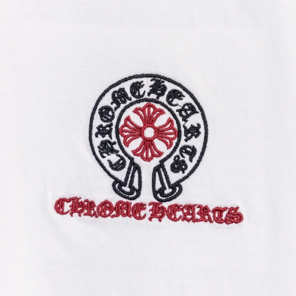 Brand New Chrome Hearts Multi-Color Cross Embroidered Sleeveless T-Shirt - Picture 10 of 13